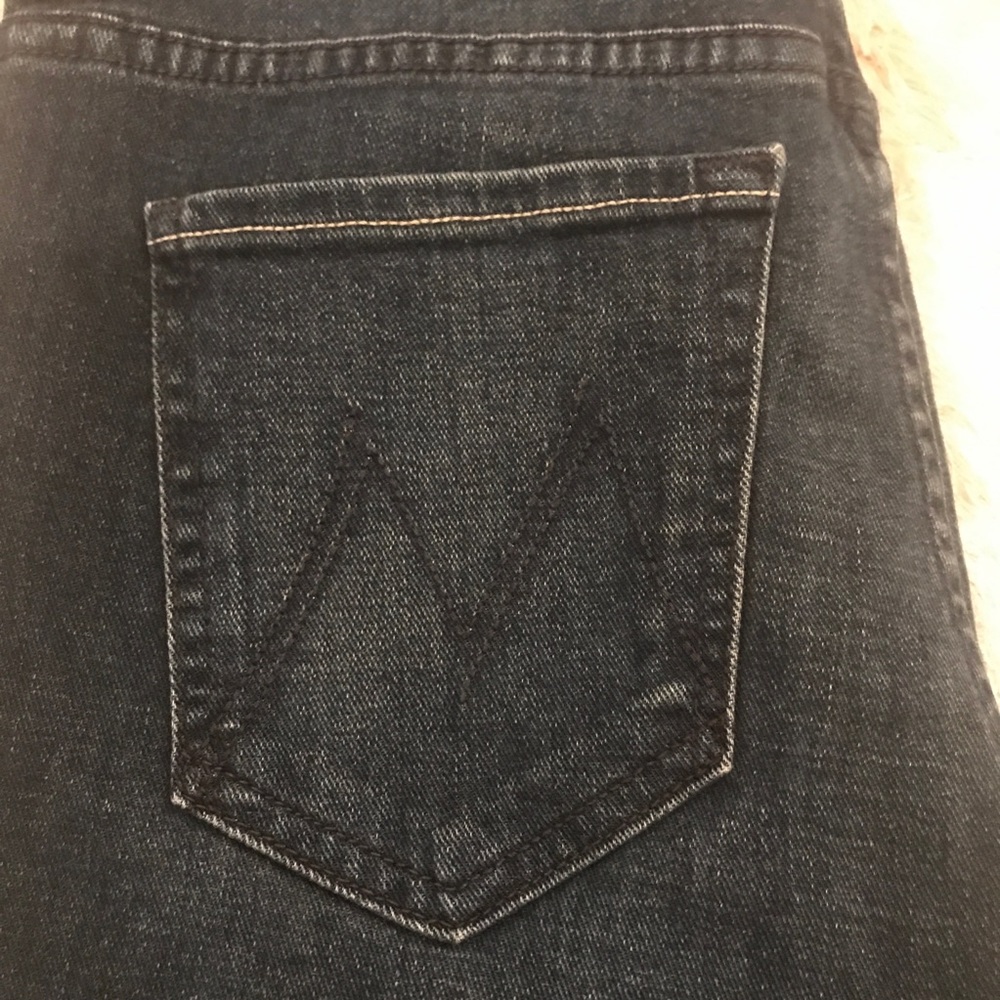 🧡SOLD🧡Mother High Waist Looker Ankle Fray Denim - Picture 4 of 6